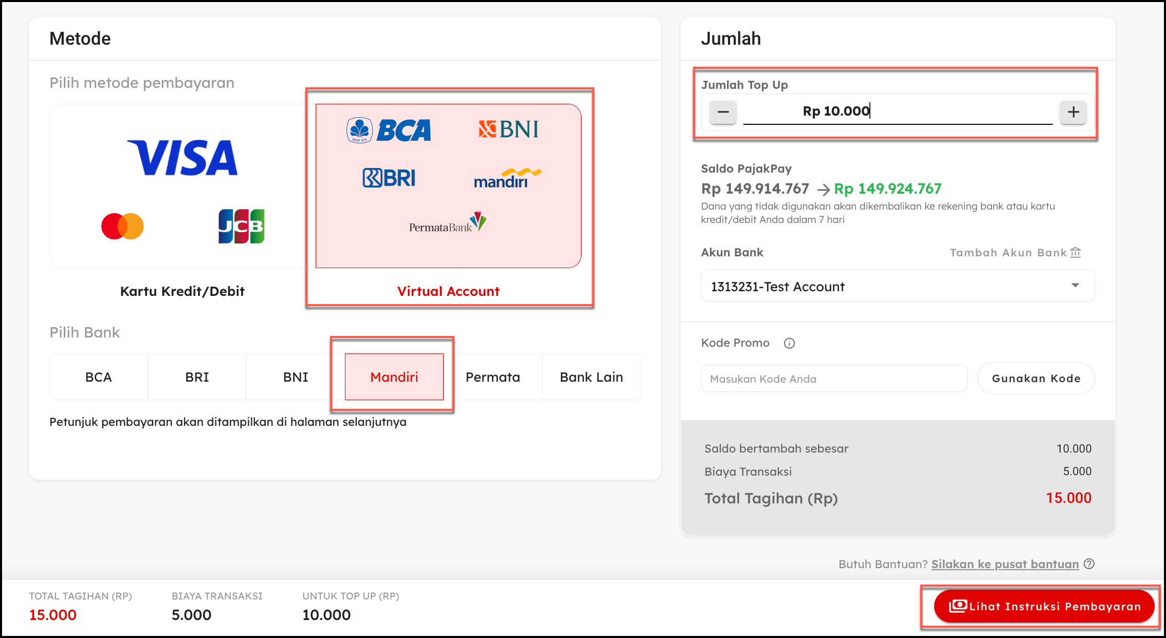 Cara Melakukan Pembayaran Pajak Dengan Metode Virtual Account Melalui ...