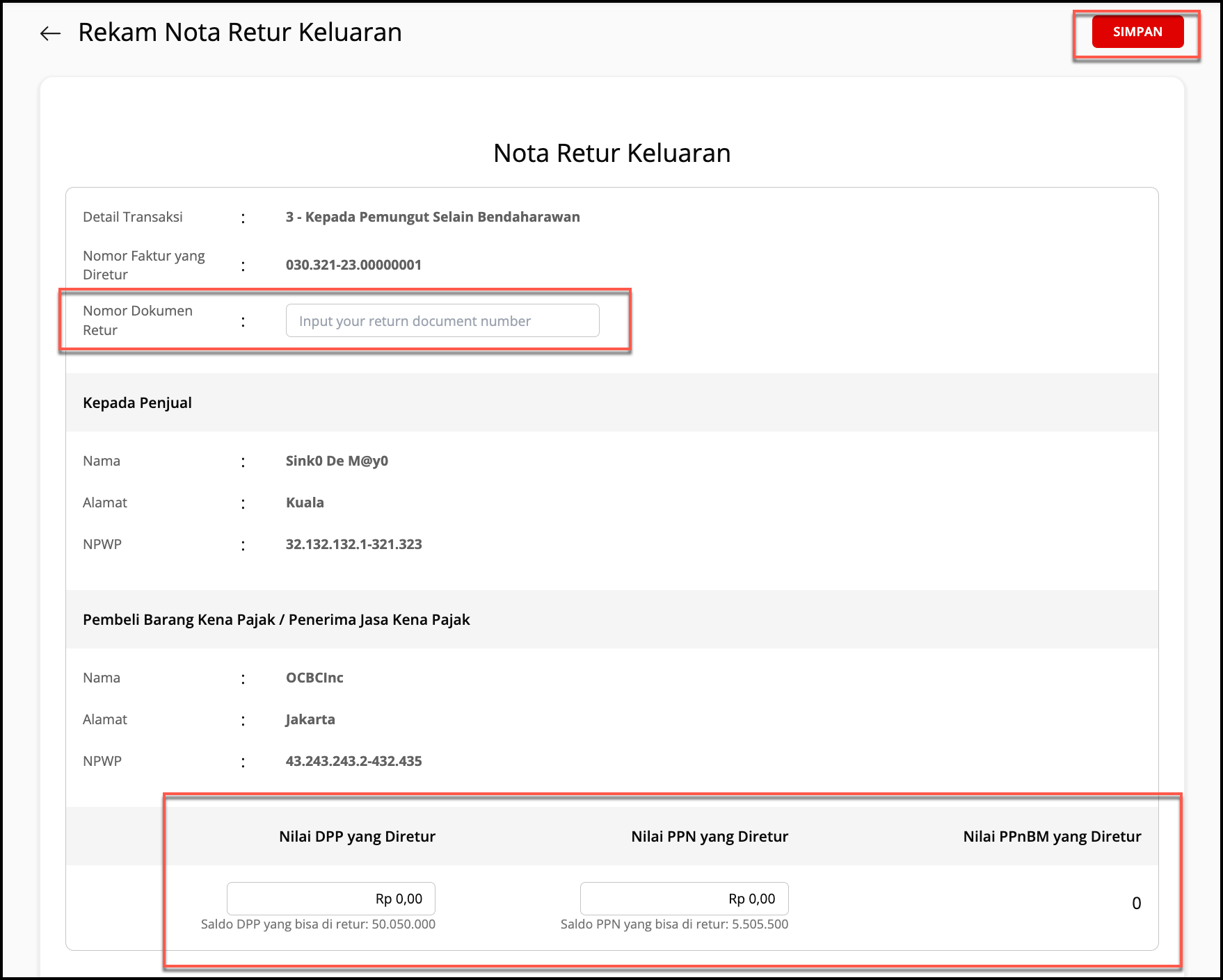 Cara Membuat Faktur Pajak Menjadi Nota Retur Atau Kredit Note